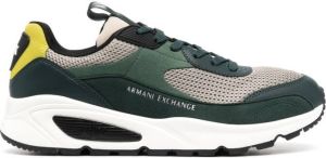 Armani Exchange logo-print low-top sneakers Green