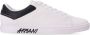 Armani Exchange logo-print low-top sneakers White - Thumbnail 1