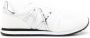 Armani Exchange metallic-logo low-top sneakers White - Thumbnail 1