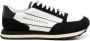 Armani Exchange panelled logo-print sneakers White - Thumbnail 1