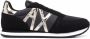 Armani Exchange side logo-print sneakers Black - Thumbnail 1