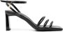 Armani Exchange square-toe strappy sandals Black - Thumbnail 1