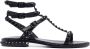 Ash 20mm open-toe studded leather sandals Black - Thumbnail 1