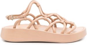 Ash 35mm open-toe leather sandals Neutrals