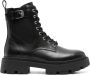Ash 40mm lace-up leather boots Black - Thumbnail 1