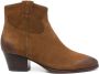Ash 50mm heeled suede boots Brown - Thumbnail 1