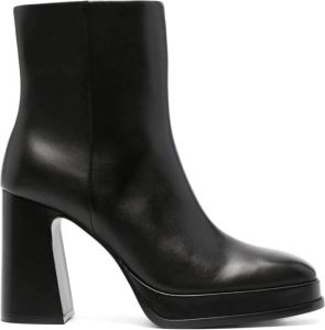 Ash Alyx 100mm leather boots Black