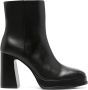 Ash Alyx 100mm leather boots Black - Thumbnail 1