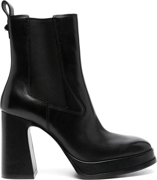 Ash Amazing 105mm leather boots Black