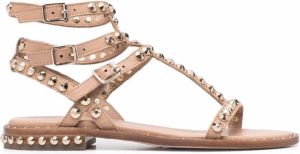 Ash Ariel rockstud-embellished sandals Neutrals