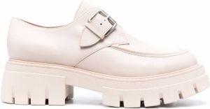 Ash buckled platform loafers Neutrals