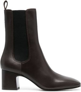 Ash Cher 60mm leather ankle boots Brown