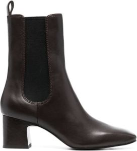 Ash Cher square-toe ankle boots Brown