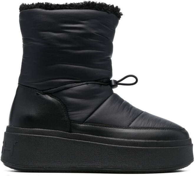 Ash chunky-sole drawstring-fasten boots Black