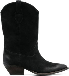 Ash Dalton leather boots Black