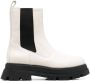 Ash Elite 03 leather ankle boots White - Thumbnail 1