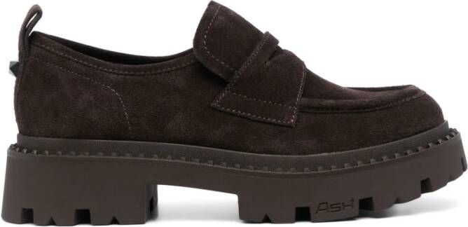 Ash Genial 45mm stud-embellished loafers Brown
