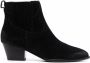 Ash Harper pointed-toe stacked-heel ankle boots Black - Thumbnail 1
