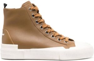Ash high-top lace-up sneakers Brown