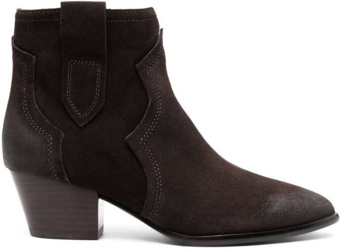 Ash Houston 55mm suede boots Brown