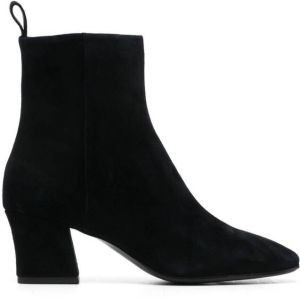 Ash Iona 65mm suede ankle boots Black