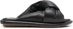 Ash knot-detail slip-on sandals Black