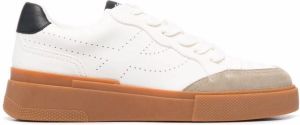 Ash logo-patch lace-up sneakers White