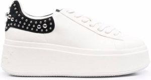 Ash Moby stud-detail chunky leather sneakers White