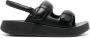 Ash padded-design leather sandals Black - Thumbnail 1