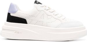 Ash panelled low-top chunky sneakers White