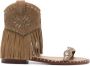 Ash Paquito suede sandals Brown - Thumbnail 1