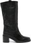 Ash Penelope 70mm leather boots Black - Thumbnail 1