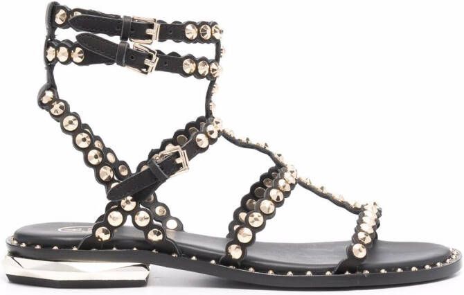 Ash Penny stud-embellishment sandals Black