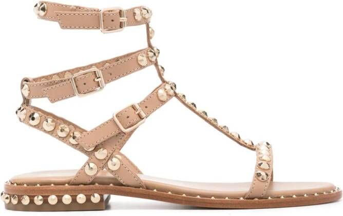 Ash Play leather sandals Neutrals
