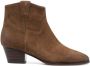 Ash pointed-toe suede ankle boots Brown - Thumbnail 1