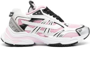 Ash Race panelled lace-up sneakers Pink