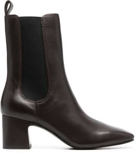 Ash side-panel 60mm heeled boots Brown