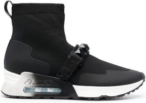 Ash sock-style studded sneakers Black