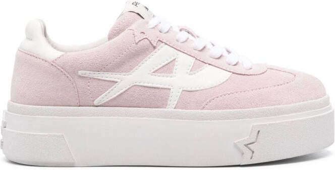 Ash Star Moon suede sneakers Pink