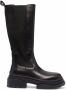 Ash Stone chunky-sole leather boots Black - Thumbnail 1