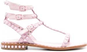 Ash stud-detail leather sandals Pink