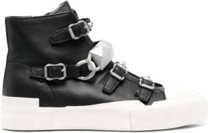 Ash studded high-top sneakers Black