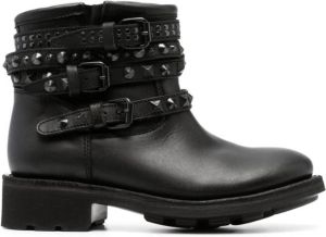 Ash Tatum 40mm leather boots Black