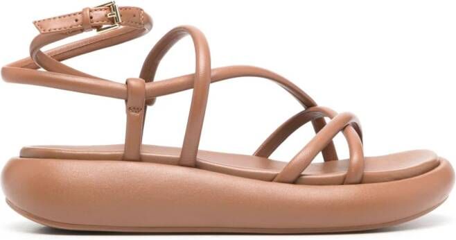 Ash Vice 50mm leather sandals Brown