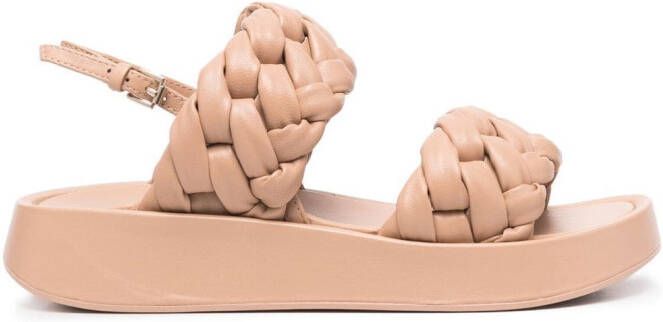 Ash Voyage braided slingback sandals Neutrals