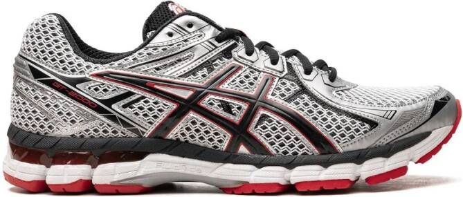 ASICS Gel FLux 2 "Carbon Red" sneakers Silver