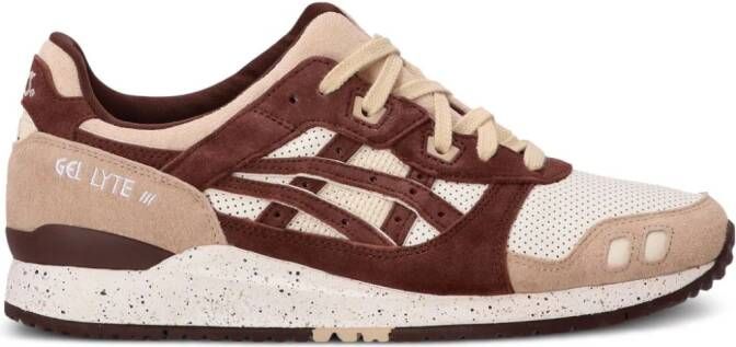 ASICS logo-embossed panelled sneakers Neutrals