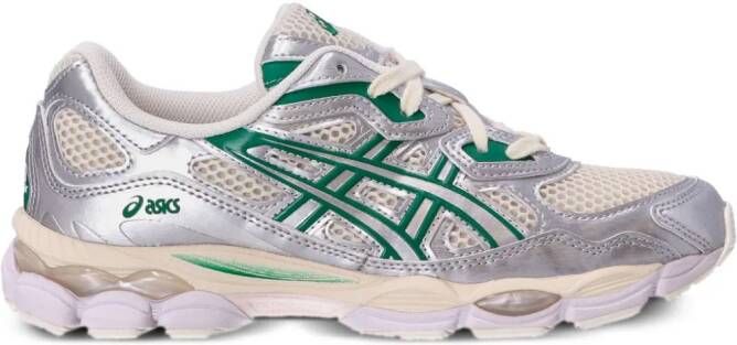 ASICS logo-embossed panelled sneakers Neutrals