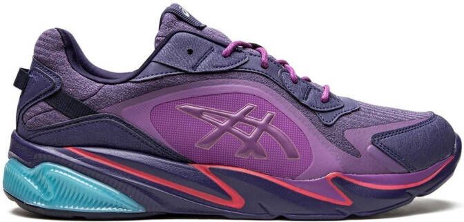 ASICS logo-patch lace-up sneakers Purple