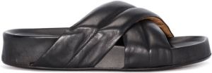 ATP Atelier Airali crossover-strap sandals Black